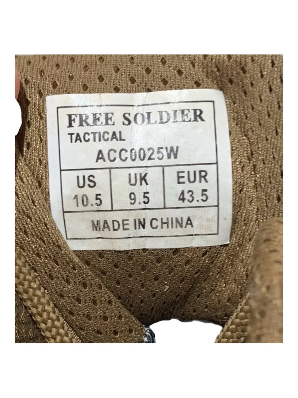 Free Soldier durable free